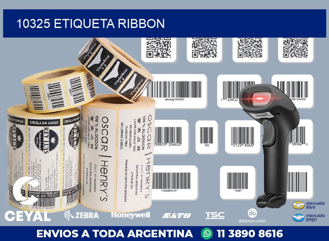 10325 etiqueta ribbon