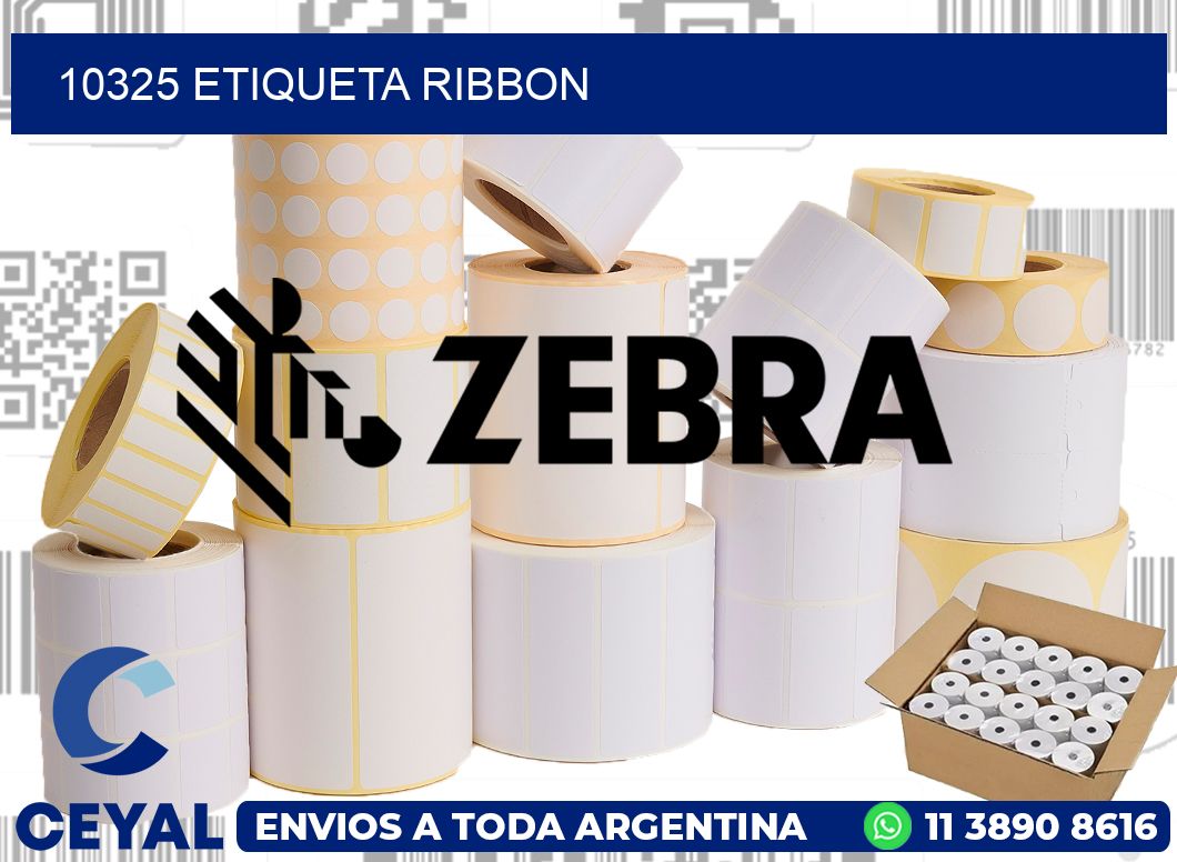 10325 etiqueta ribbon