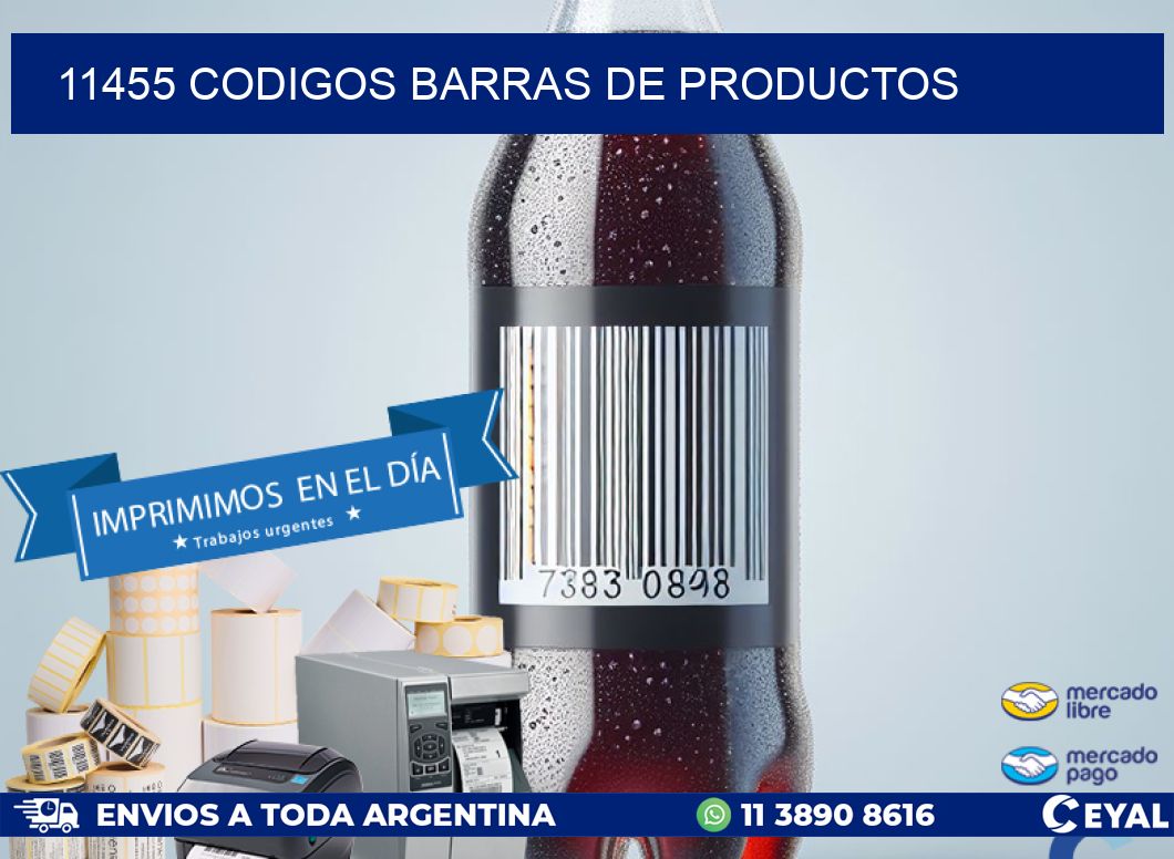 11455 CODIGOS BARRAS DE PRODUCTOS