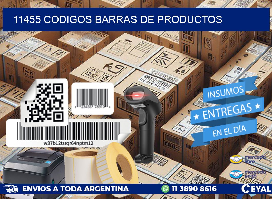 11455 CODIGOS BARRAS DE PRODUCTOS