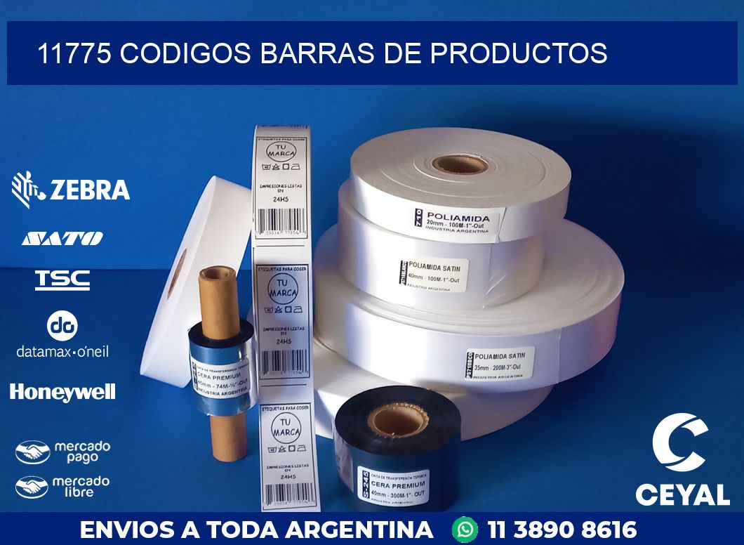 11775 CODIGOS BARRAS DE PRODUCTOS