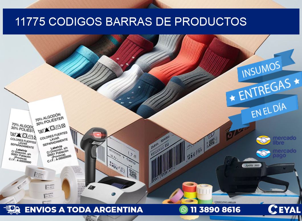 11775 CODIGOS BARRAS DE PRODUCTOS