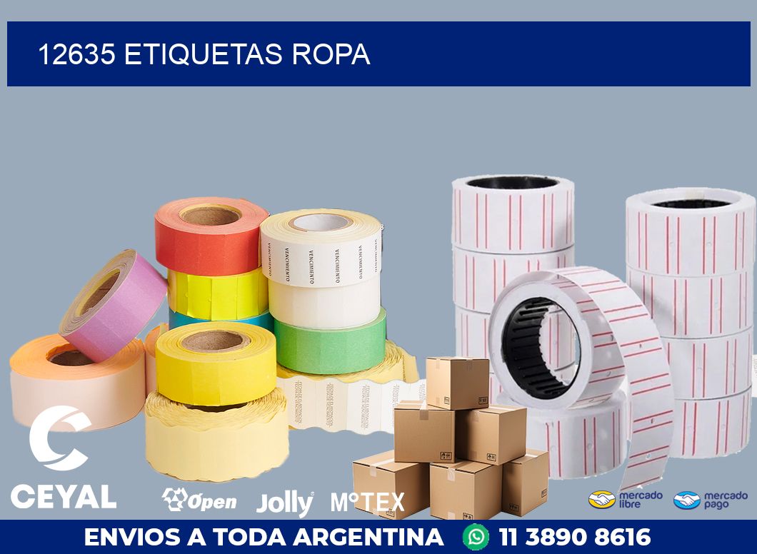 12635 ETIQUETAS ROPA