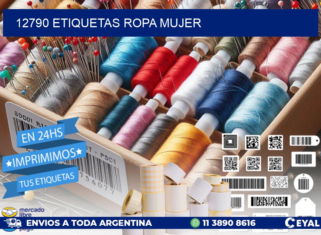 12790 ETIQUETAS ROPA MUJER