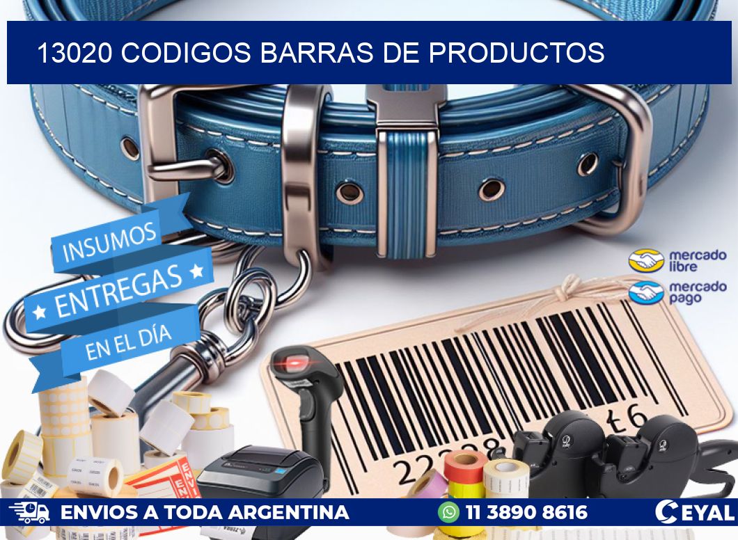 13020 CODIGOS BARRAS DE PRODUCTOS