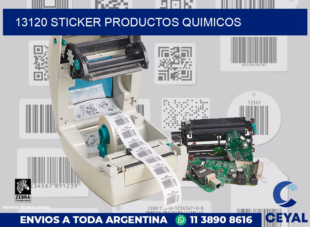 13120 STICKER PRODUCTOS QUIMICOS