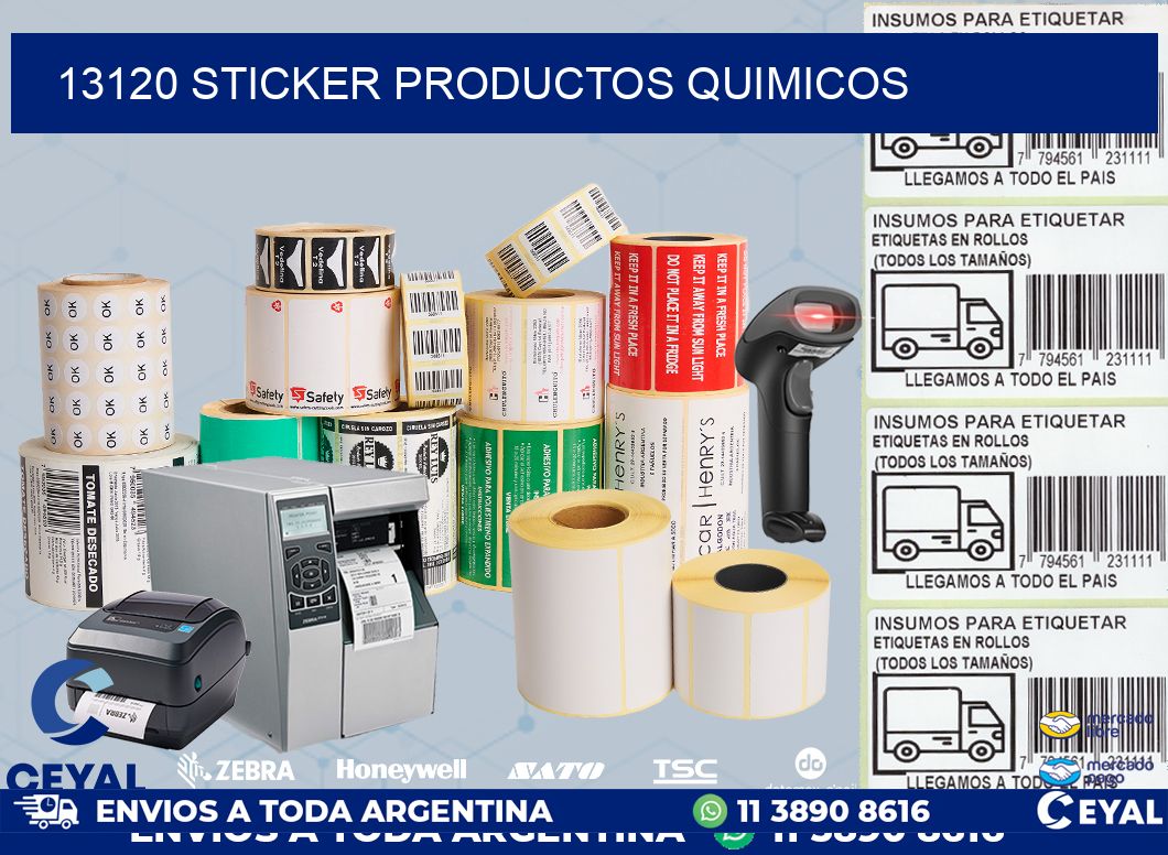 13120 STICKER PRODUCTOS QUIMICOS