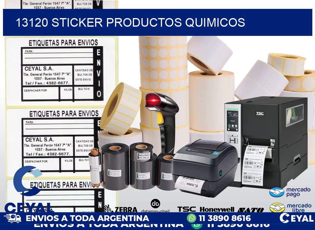 13120 STICKER PRODUCTOS QUIMICOS