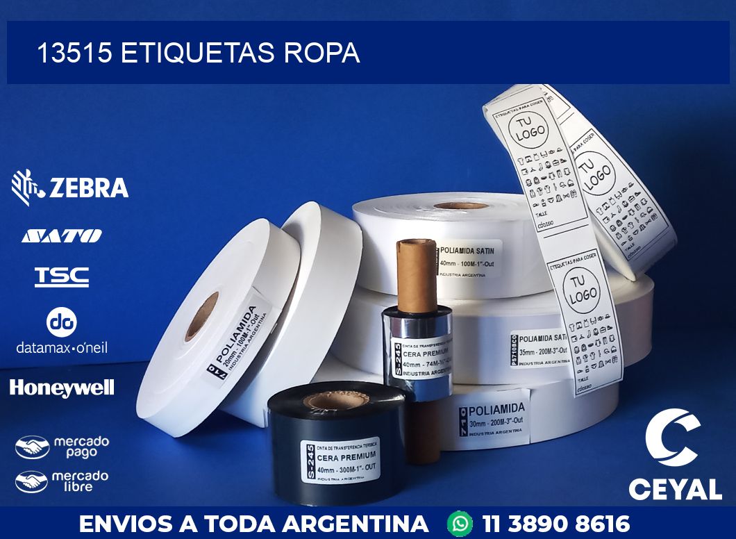 13515 ETIQUETAS ROPA