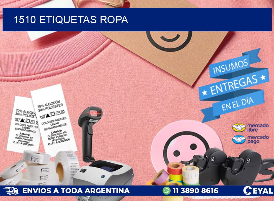 1510 ETIQUETAS ROPA