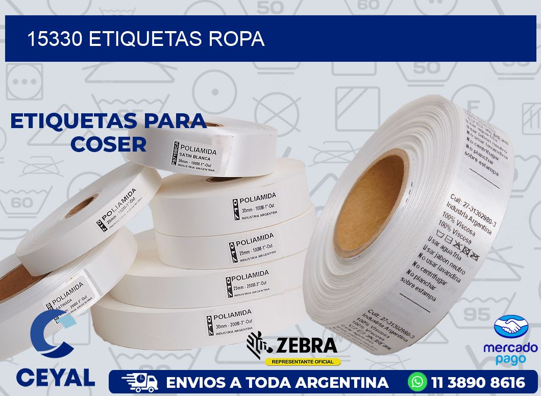 15330 ETIQUETAS ROPA