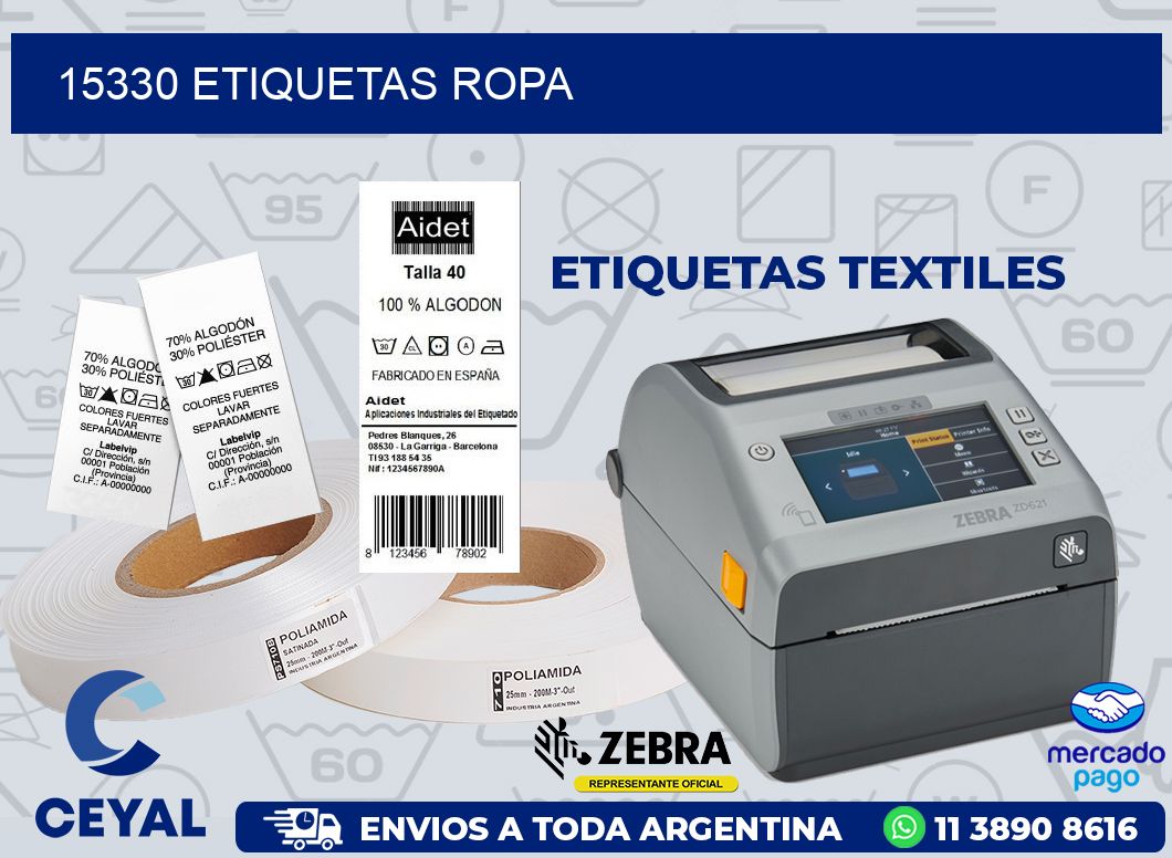 15330 ETIQUETAS ROPA