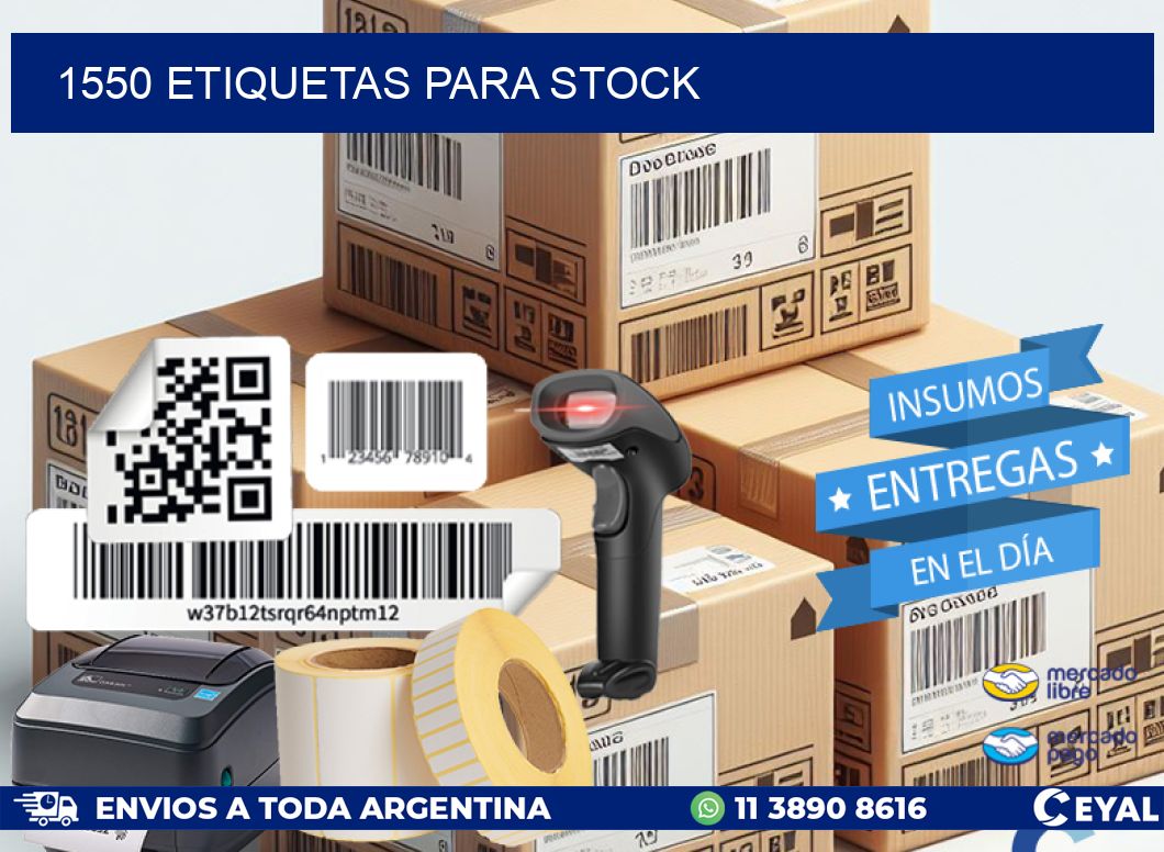 1550 ETIQUETAS PARA STOCK