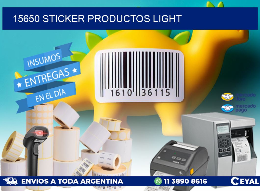 15650 STICKER PRODUCTOS LIGHT