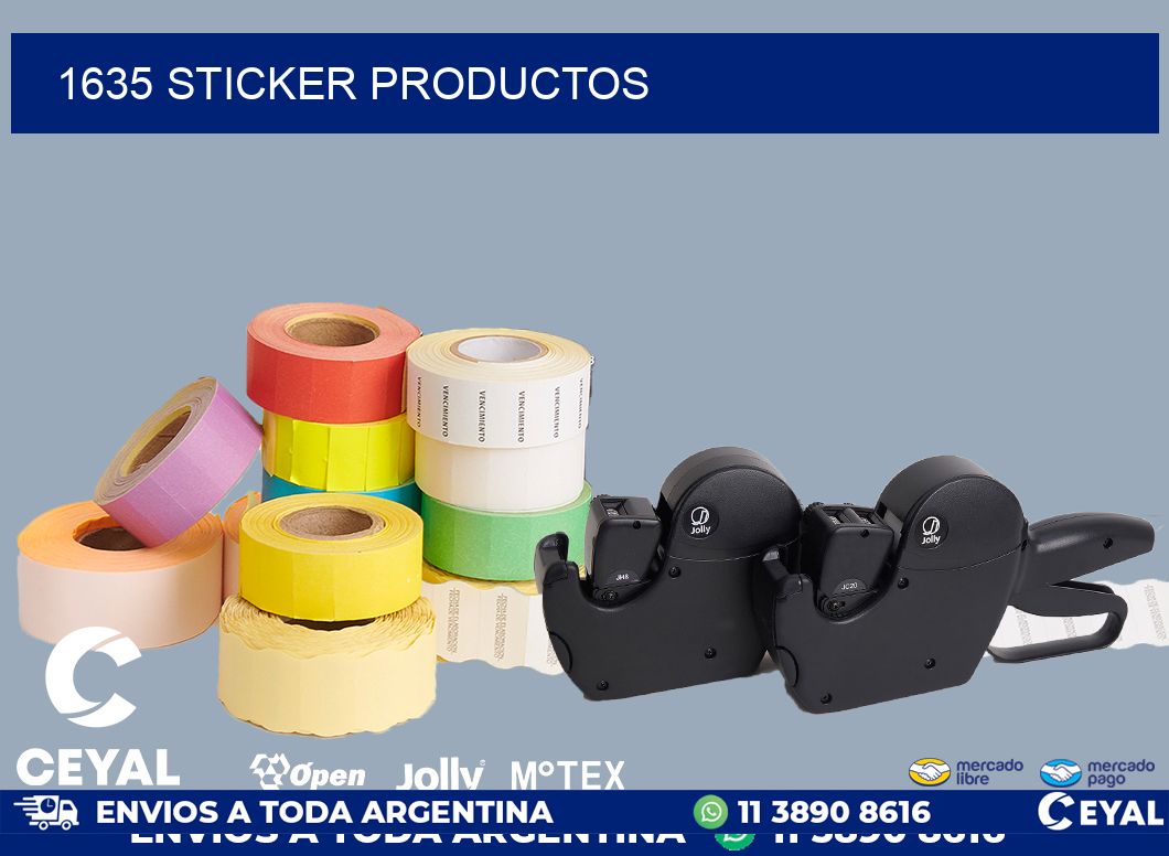 1635 Sticker productos