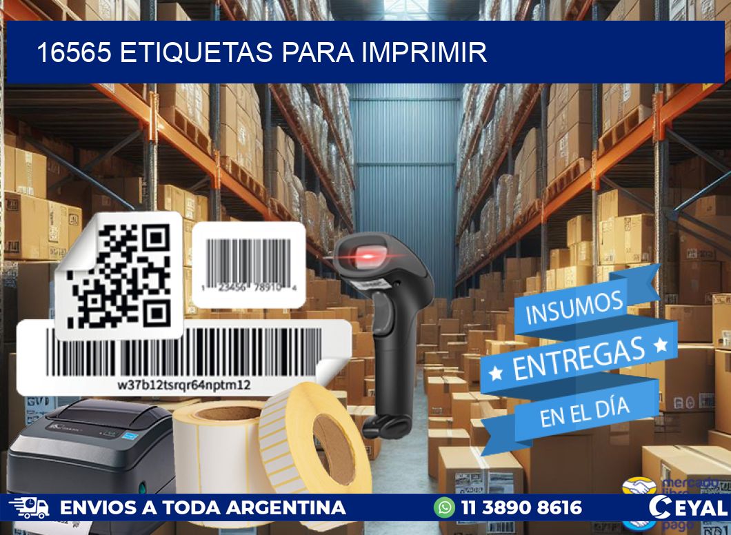 16565 etiquetas para imprimir