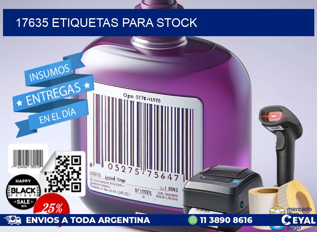 17635 ETIQUETAS PARA STOCK