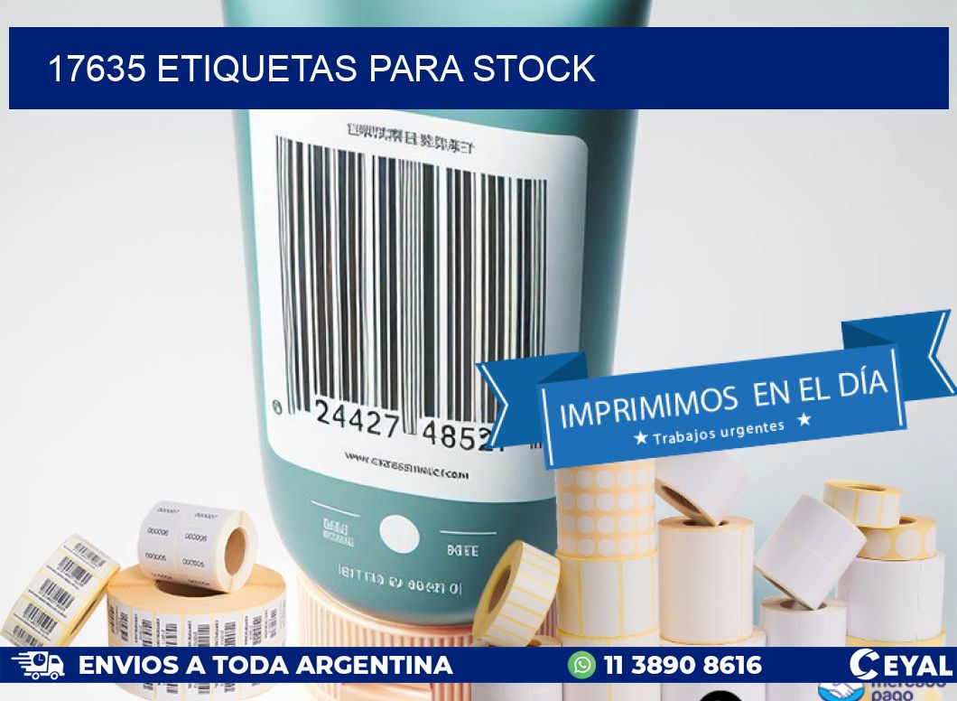 17635 ETIQUETAS PARA STOCK