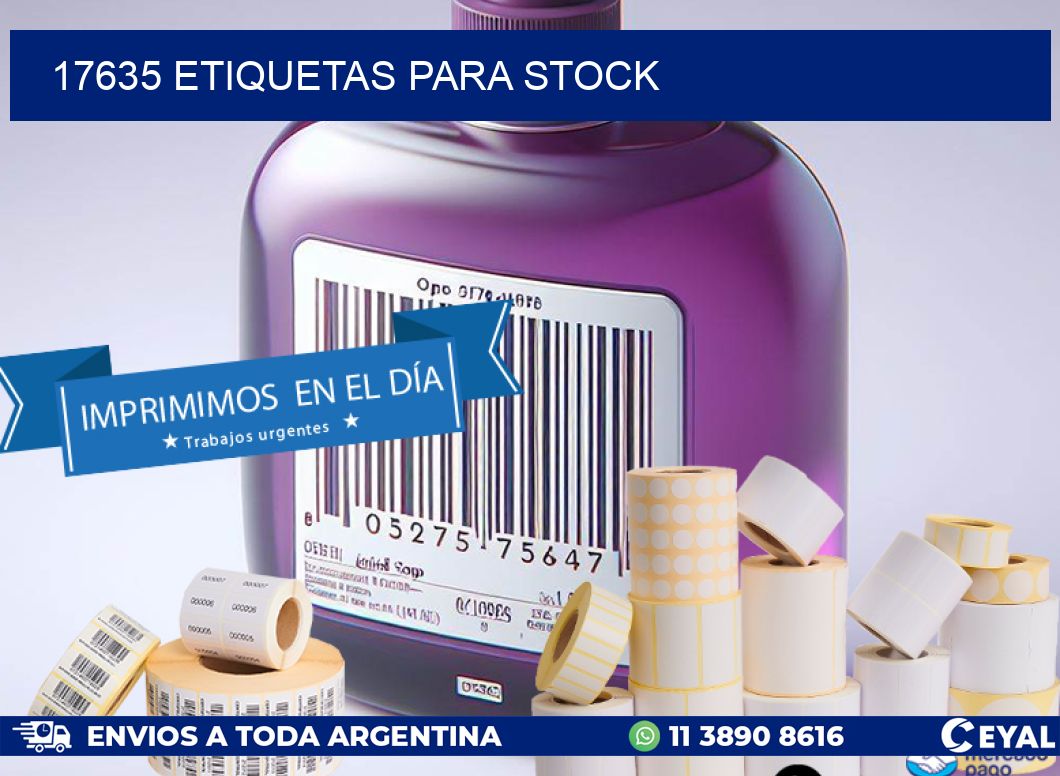 17635 ETIQUETAS PARA STOCK