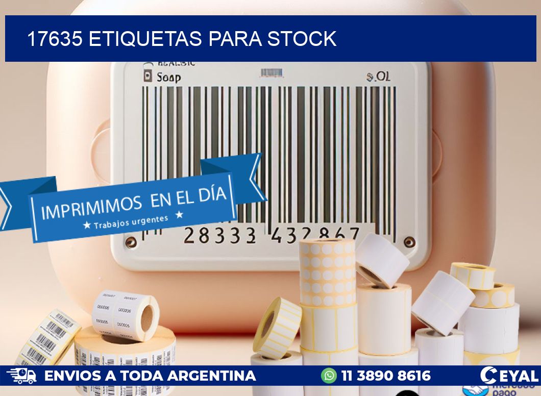 17635 ETIQUETAS PARA STOCK