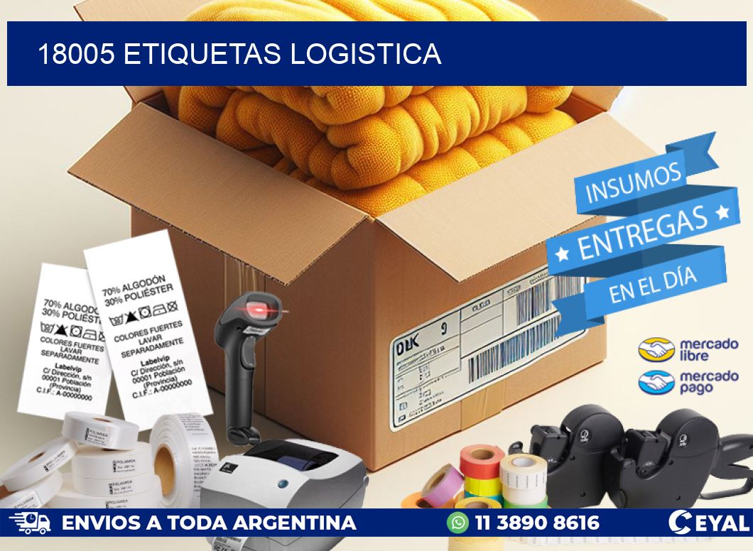 18005 etiquetas logistica