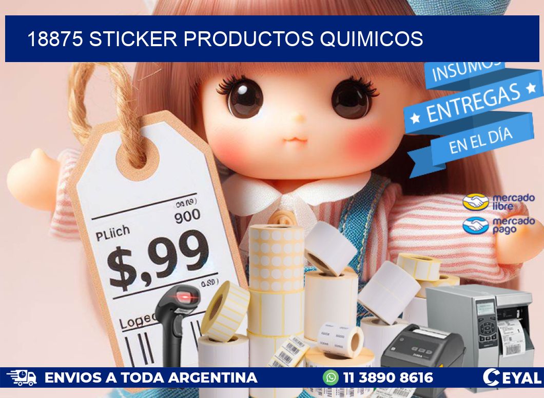 18875 STICKER PRODUCTOS QUIMICOS