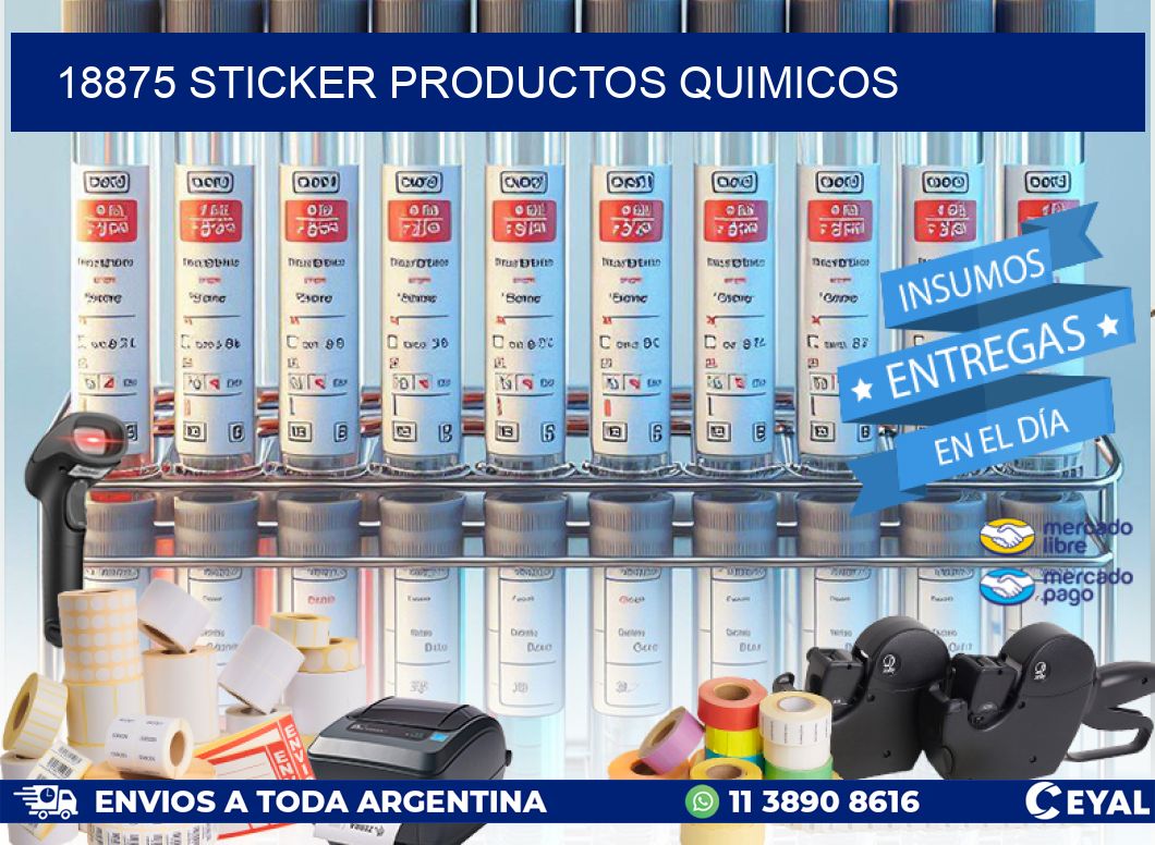 18875 STICKER PRODUCTOS QUIMICOS