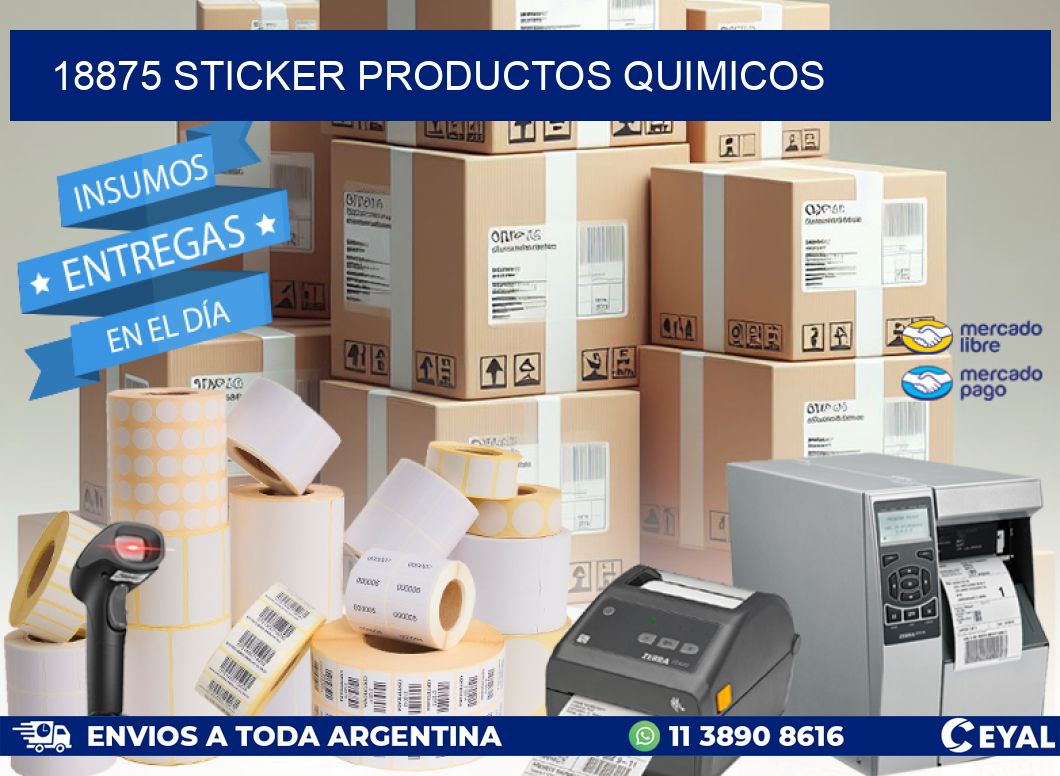 18875 STICKER PRODUCTOS QUIMICOS