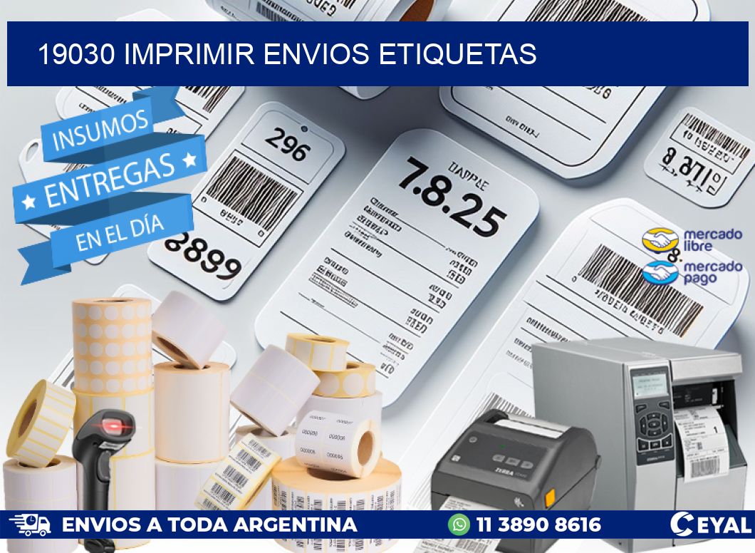 19030 imprimir envios etiquetas