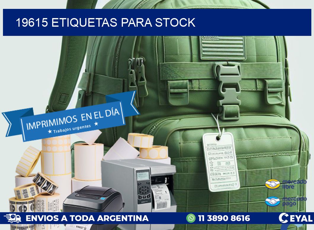 19615 ETIQUETAS PARA STOCK