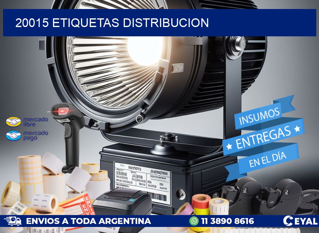 20015 etiquetas distribucion