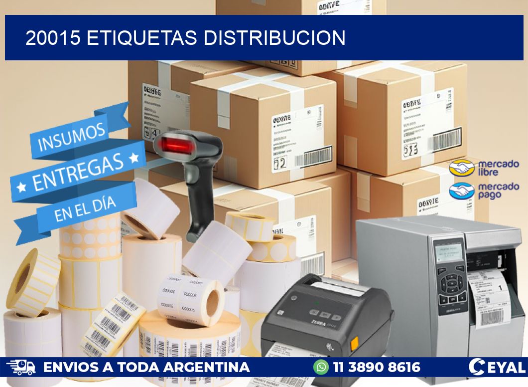 20015 etiquetas distribucion