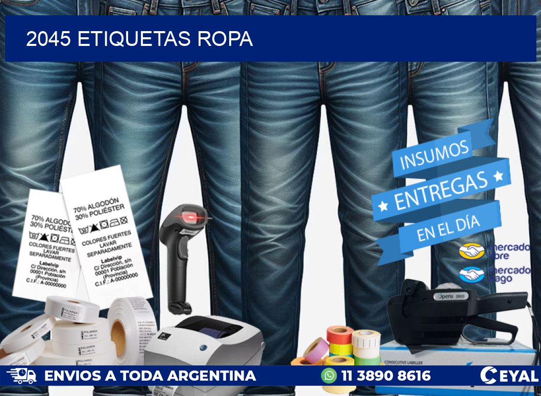 2045 ETIQUETAS ROPA