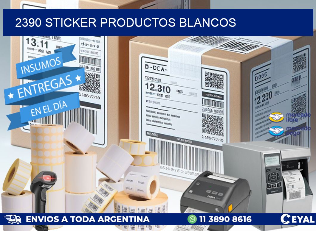 2390 STICKER PRODUCTOS BLANCOS