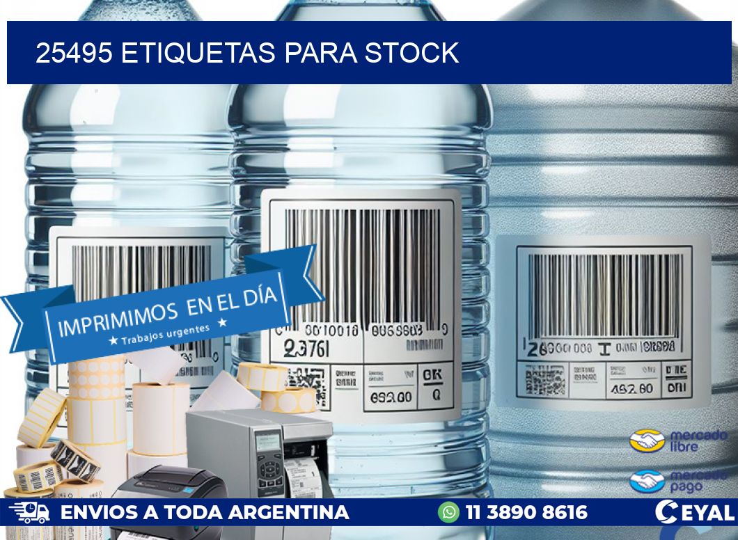 25495 ETIQUETAS PARA STOCK