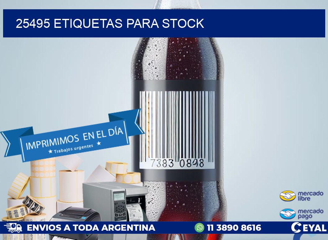 25495 ETIQUETAS PARA STOCK