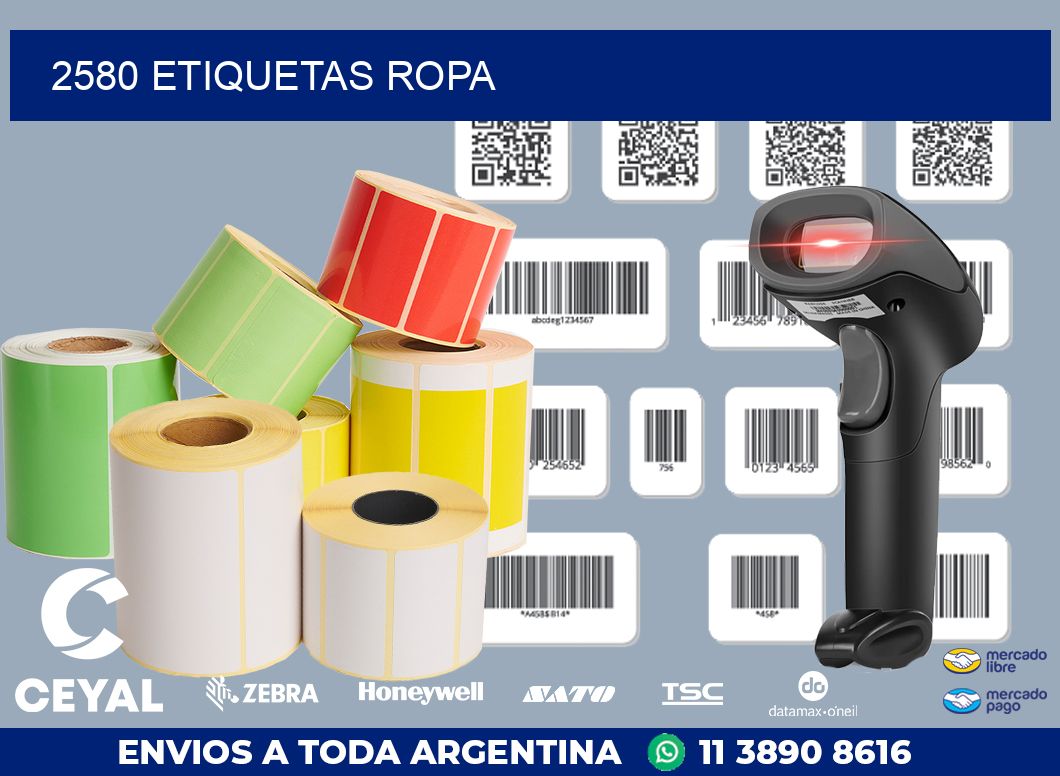 2580 ETIQUETAS ROPA