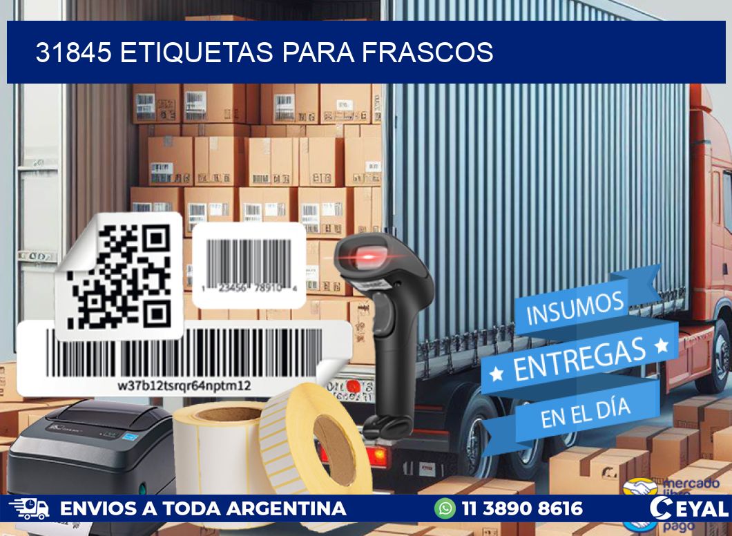 31845 ETIQUETAS PARA FRASCOS