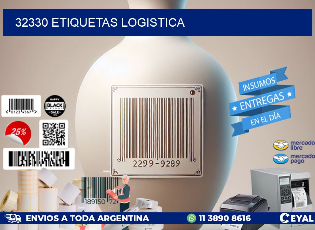 32330 etiquetas logistica