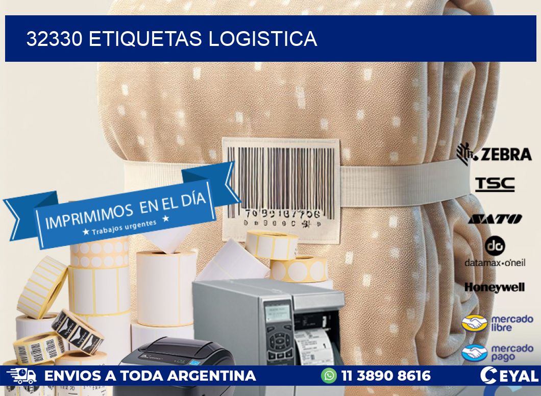 32330 etiquetas logistica