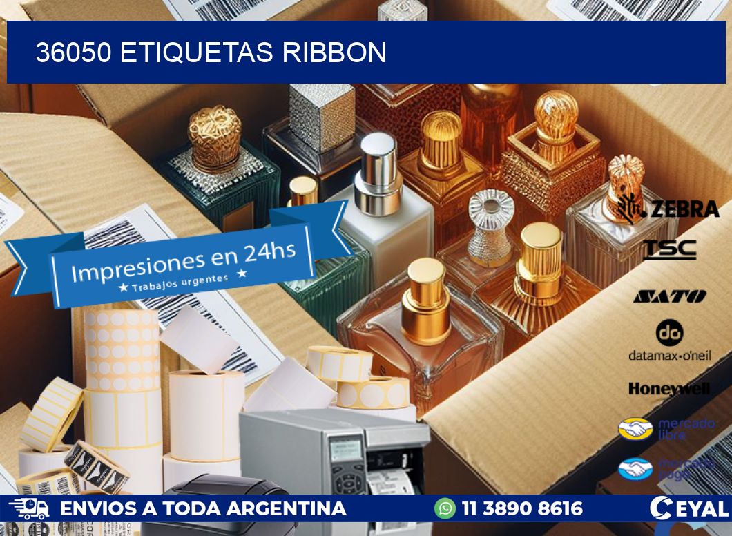 36050 ETIQUETAS RIBBON