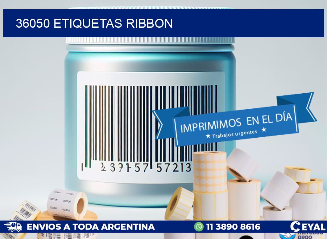 36050 ETIQUETAS RIBBON