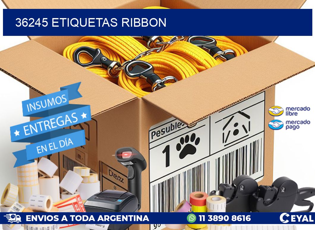 36245 ETIQUETAS RIBBON