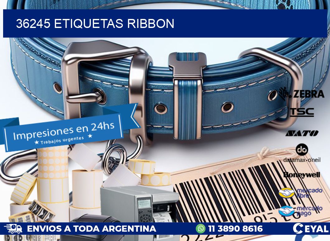 36245 ETIQUETAS RIBBON