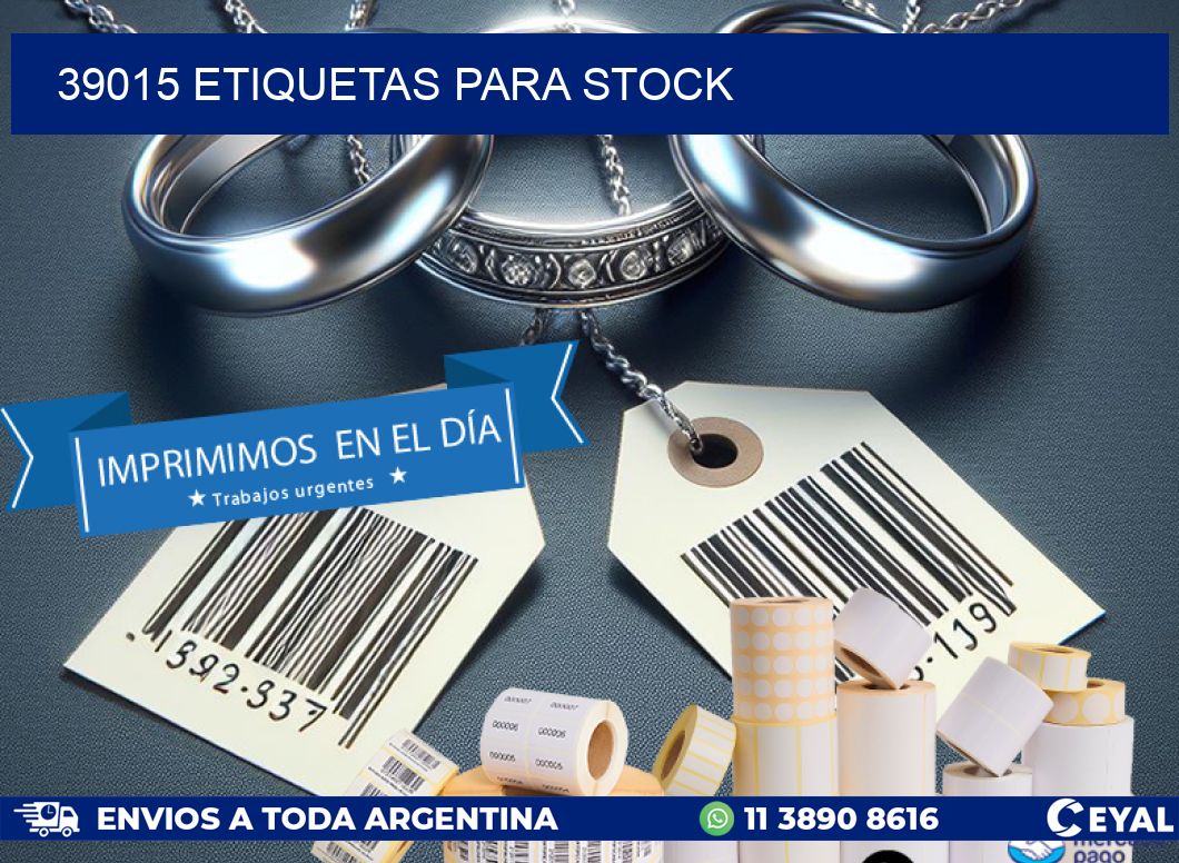 39015 ETIQUETAS PARA STOCK