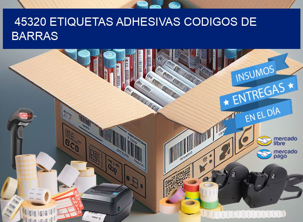 45320 ETIQUETAS ADHESIVAS CODIGOS DE BARRAS