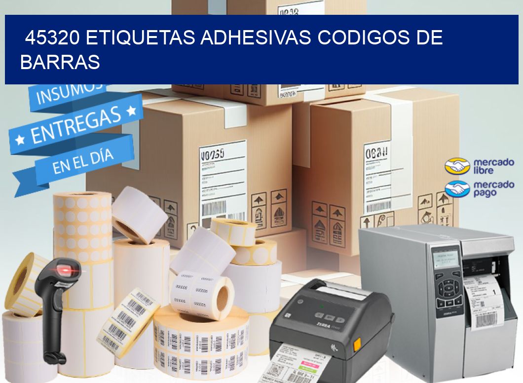 45320 ETIQUETAS ADHESIVAS CODIGOS DE BARRAS