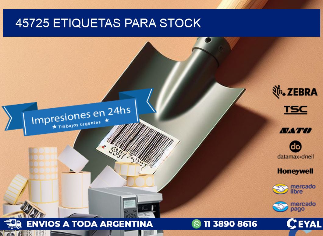 45725 ETIQUETAS PARA STOCK