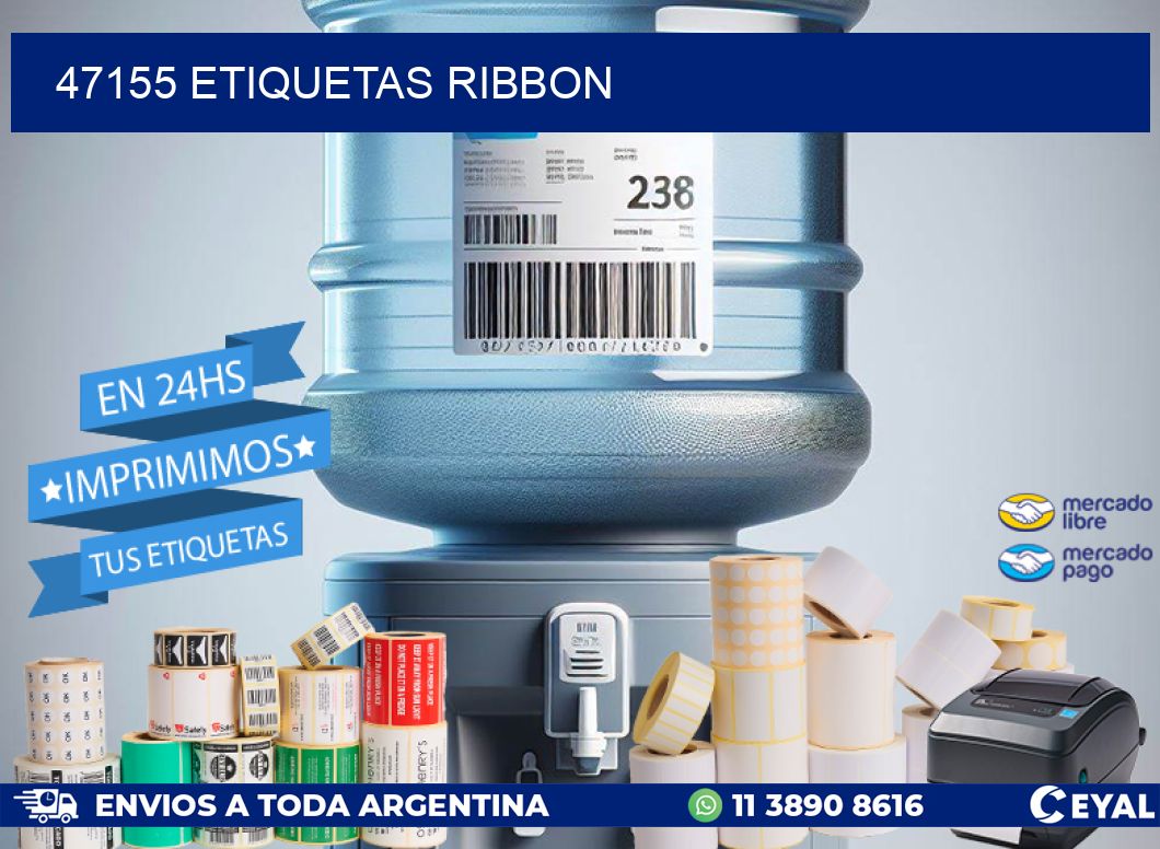 47155 ETIQUETAS RIBBON