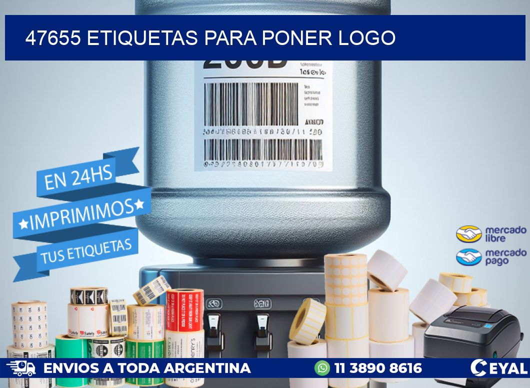 47655 etiquetas para poner logo